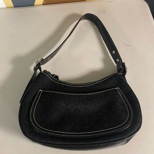 Black handbag